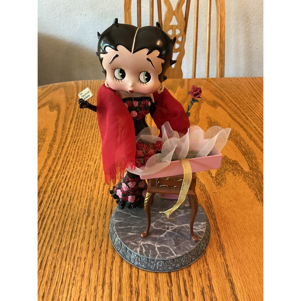 Rare Betty Boop figurine Thinking of you Danbury Numbered signed Syd 1040/5000